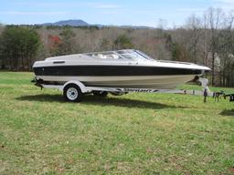 Inboard Outboard Boat, Motor & Trailer (No Title) See All Photos & Please Preview