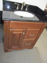 Bathroom Vanity Cabinet w/Sink & Faucet