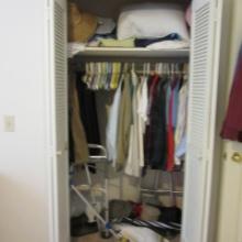 Closet Contents of Men's Clothing-Sports Jackets, Dress Shirts, Columbia Jacket,