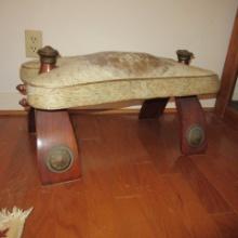 Antique Camel Saddle Stool