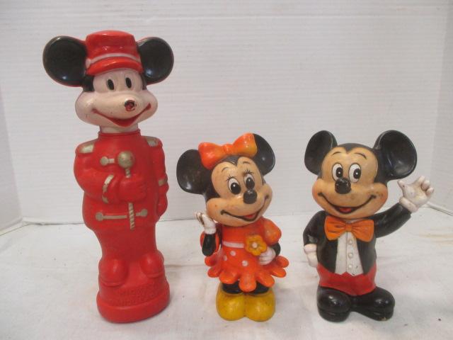 Mickey the Bandleader Soaky Bottle & Mickey/Minnie Banks