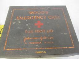 Woods Emergency Case Metal Johnson & Johnson First Aid Kit