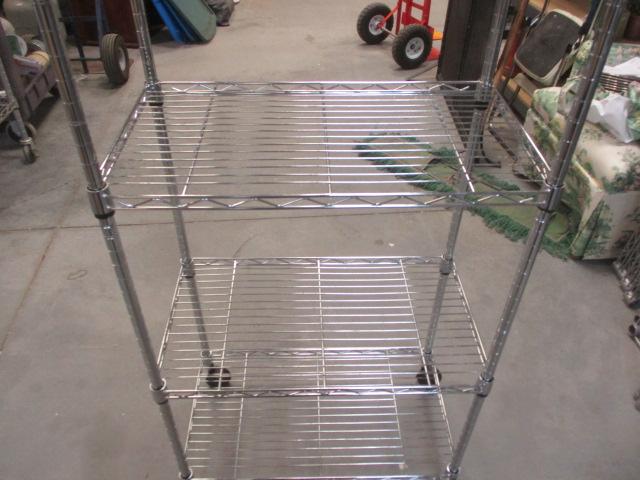 1 Metal Wire Shelving Unit