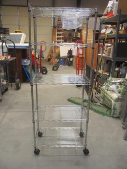 1 Metal Wire Shelving Unit