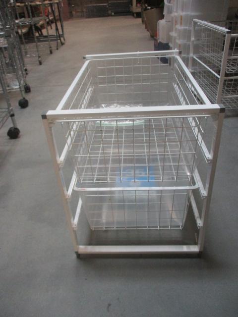 Double Basket Wire Pullout Drawer