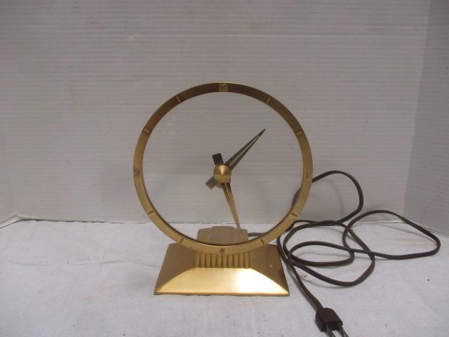 Jefferson Golden Electric Clock