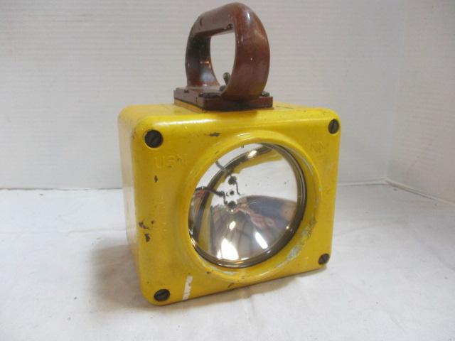 US Navy NM WWII Battle Lantern