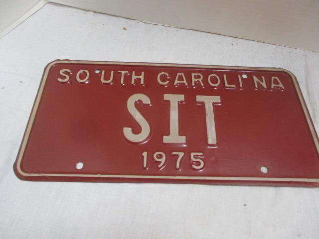 1975 SC License Tag (SIT) & 1987 Motorcycle Tag