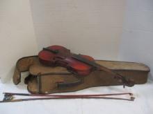 Strativarius ? Violin (Made in Germany) w/2 Bows