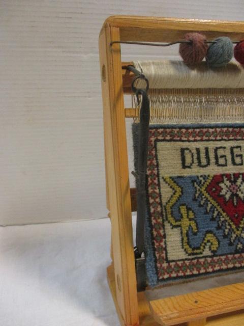 Duggan Woven Name Crest on Stand