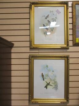 Ridgefield Inc. Framed Bird Prints 1989 (Lot of 2)