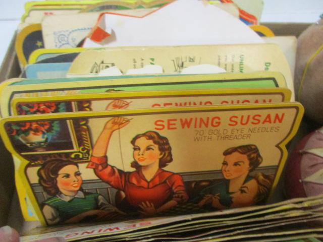 Vintage Sewing Needle Books & Pin Cushions