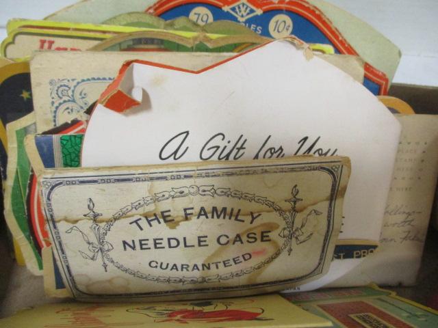 Vintage Sewing Needle Books & Pin Cushions