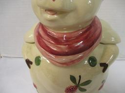 Vintage Smiley Pottery Pig Cookie Jar