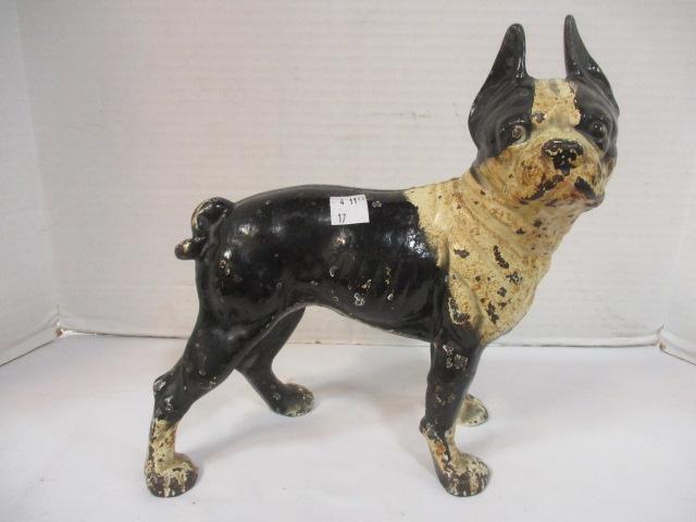 Handpainted Cast Iron Boston Terrier