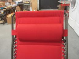 Red Oversized Anti-Gravity Lounge Chair