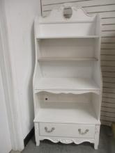 Painted Wood Media Cabinet