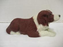 Sandra Bruce Signed Sandcast Border Collie Figure