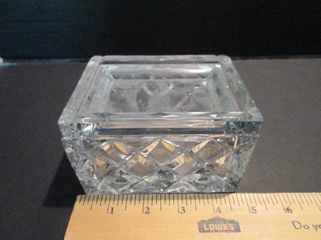 Crystal Trinket Boxes and Candy Dishes