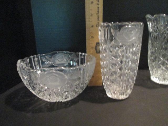 Crystal Vases and Bowls