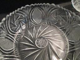 Crystal Serving Bowls and Basket