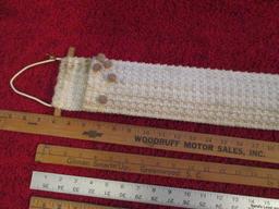 Wall Hanging Yardstick Holder with Yardsticks