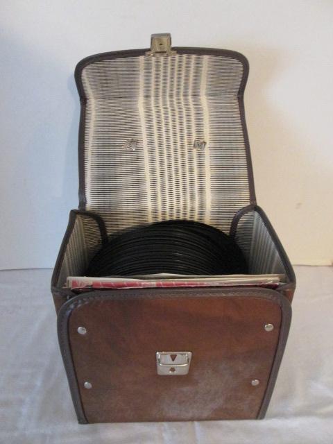 Vintage 45 Records in Case
