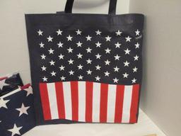 American Flags with Tote Bag