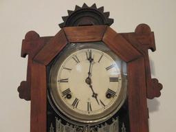 Antique Wm L. Gilbert Mantel Clock with Key