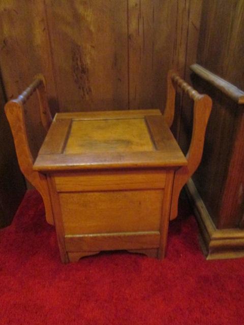 Antique Commode with Chamber Pot