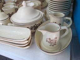 65 Pieces of Pfaltzgraff Village Stoneware