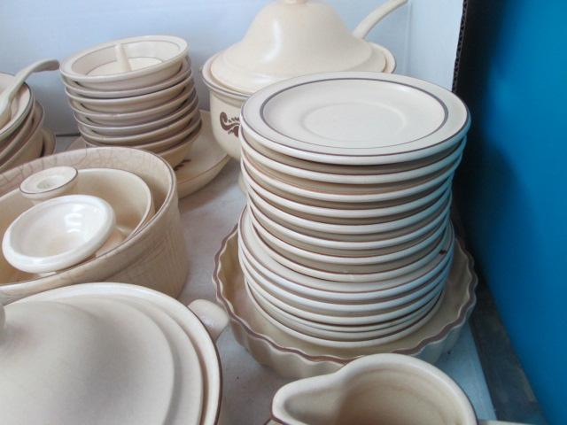 65 Pieces of Pfaltzgraff Village Stoneware