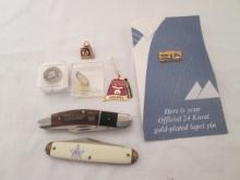 Shriners and Masons Pins and Knives