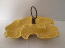 Yellow Leaf Candy Dish