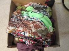 Box of Women's Scarves