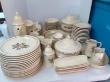 65 Pieces of Pfaltzgraff Village Stoneware