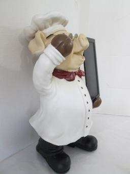 Pig Chef Message Center Statue