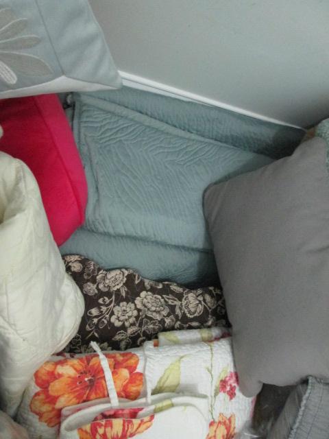 Contents of Bedding Closet-Large Grouping of Bedspread/Comforter Sets,