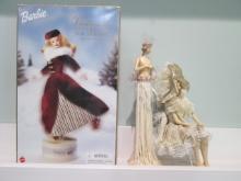 2000 Mattel Victorian Barbie Ice Skater in Original Box, "Putting on the Ritz"