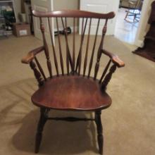 Old Fiddle Back Armchair