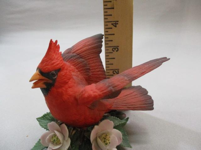 Vintage Lenox "Cardinal" Fine Porcelain Bird Figurine 4"