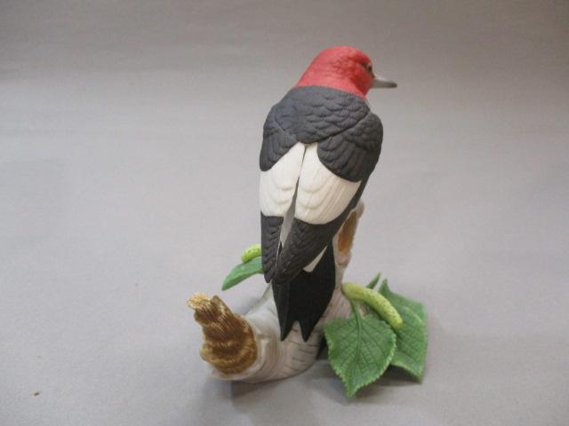 1999 Lenox "Red-headed Woodpecker" Fine Porcelain Bird Figurine 5"