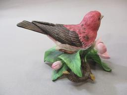 1991 Lenox "Purple Finch Fine Porcelain Bird Figurine 3 1/2"