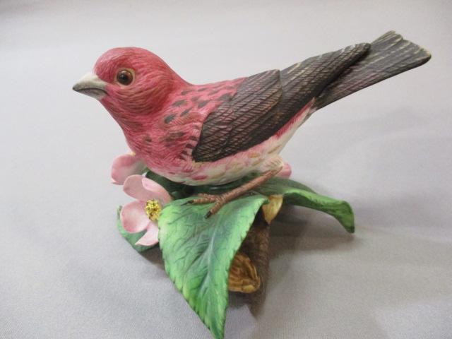 1991 Lenox "Purple Finch Fine Porcelain Bird Figurine 3 1/2"