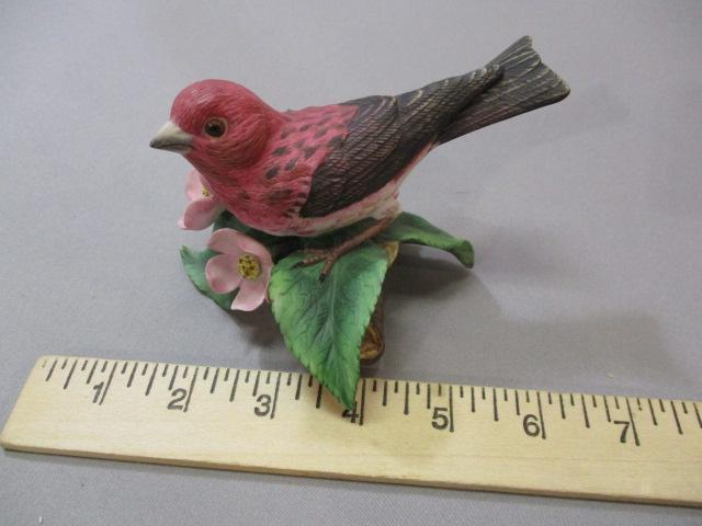 1991 Lenox "Purple Finch Fine Porcelain Bird Figurine 3 1/2"