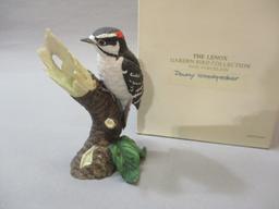 1989 Lenox "Downy Woodpecker" Fine Porcelain Bird Figurine 5"