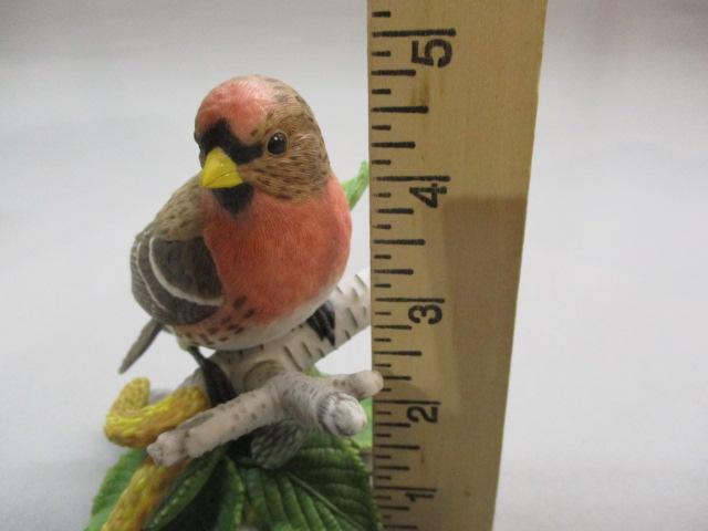 2003 Lenox "Common Redpoll"  Fine Porcelain Bird Figurine 4 1/2"