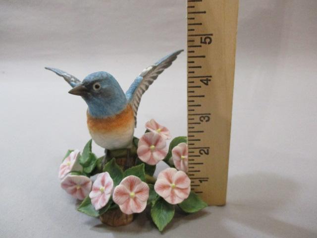 2000 Lenox "Lazuli Bunting Fine Porcelain Bird Figurine 4 1/2"