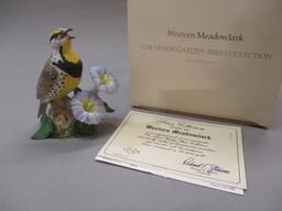 1992 Lenox "Western Meadowlark" Fine Porcelain Bird Figurine 4 1/2"