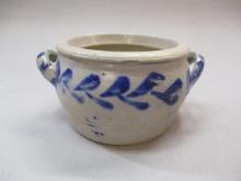 Salt Glazed Stoneware Pottery 3" - has chip